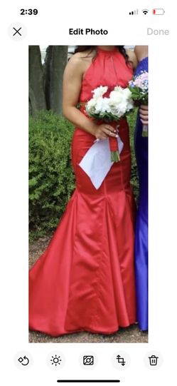 Prom Wedding Party Dress Red Size 4 Rachel From New Yer