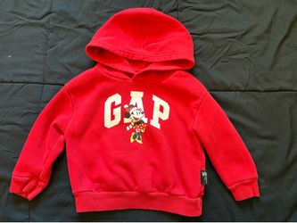 Red GAP Minnie with Santa hat hoodie