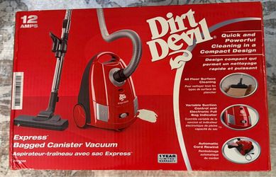 Dirt Devil Express Bagged Canister Vacuum New & Sealed