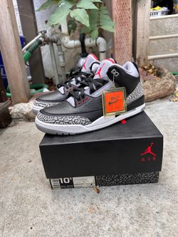 2018 Jordan 3 Black Cement