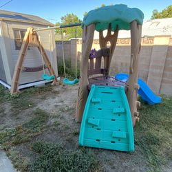 Little Tiles Treehouse Swing Set Climber Playground Toy For Sale In Simi  Valley, Ca - Offerup
