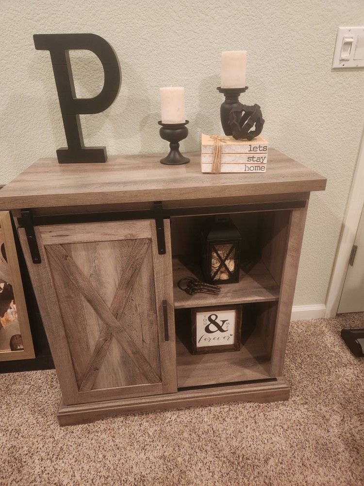 Barn Door Cabinet 