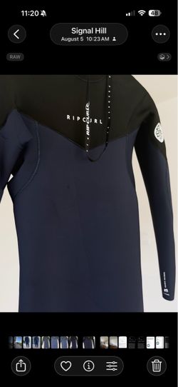 RIP CURL Men's 3/2 DAWN PATROLLING Back-Zip Wetsuit E5 Flash/Lining Size Lt
