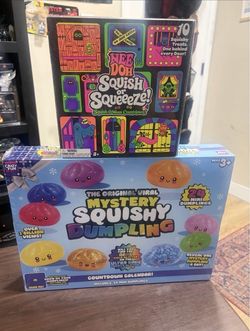 RMS mystery dumpling Christmas advent calendar Nee Doh squish or Squeeze