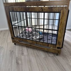 Furniture Style Dog Kennel (Large Breed)