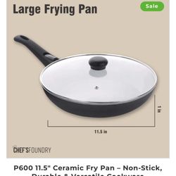 CERAMIC FRYING PAN-CHEFS FOUNDRY 11.5 “