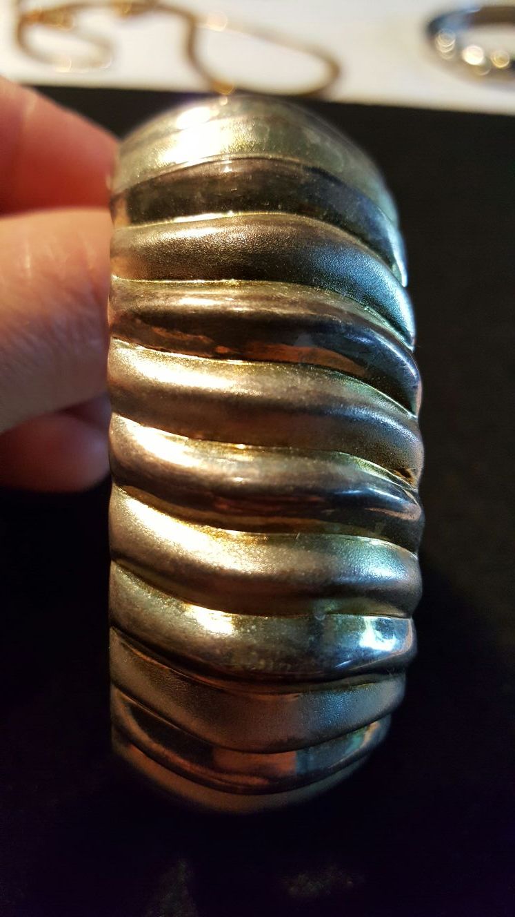 Vintage gold and silver bracelet