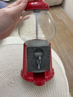 Classic Red Gumball Machine