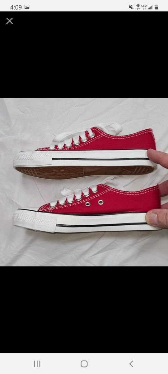 2 Pair Girls Size 5 Sneakers
