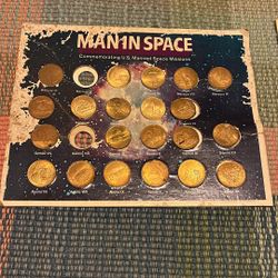 Man In Space Coin Set 21 Coins