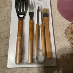 Gibson 4piece BBQ Tool Set