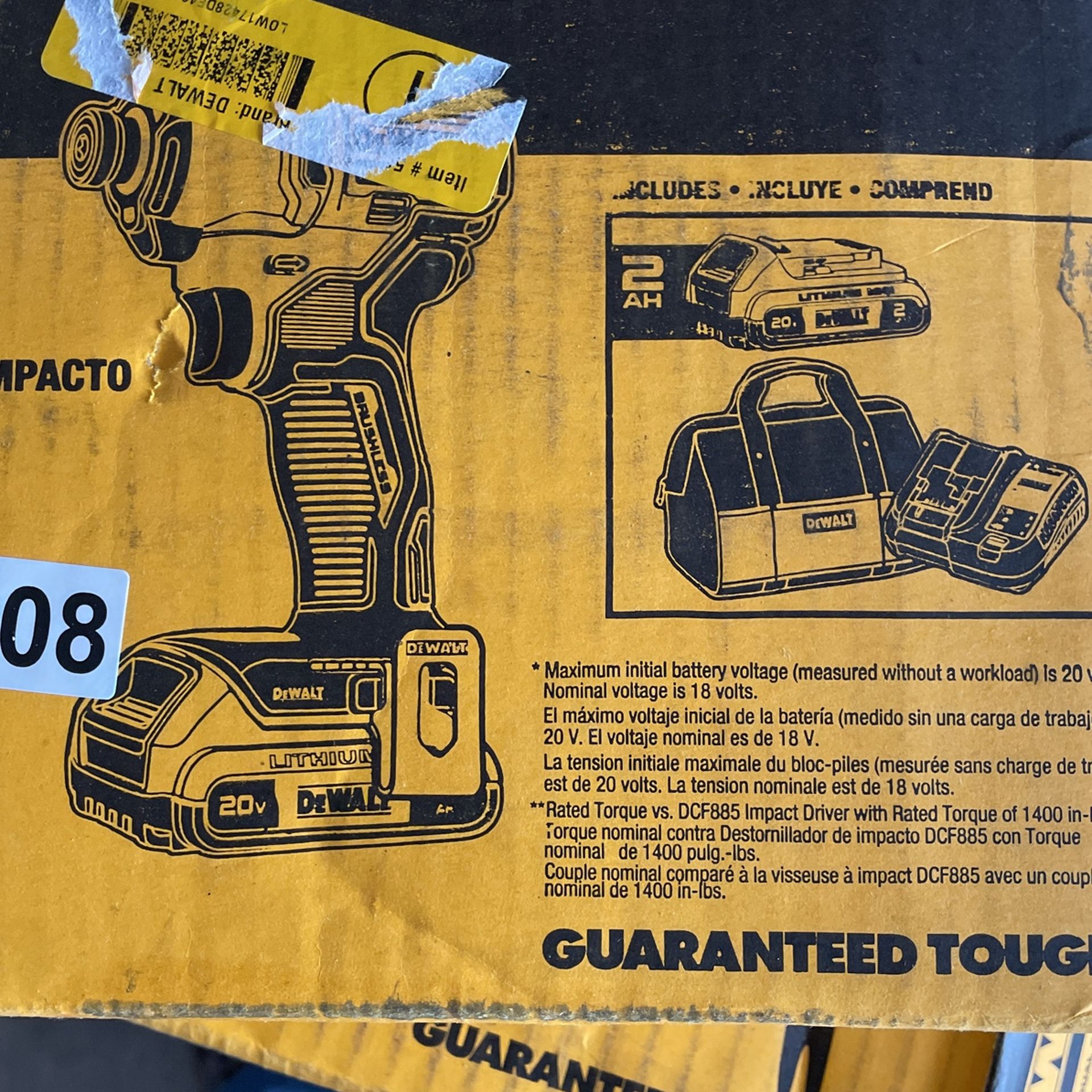 1/4 In Impact With Battery And Charger With Bag