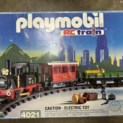 Playmobil 4021 RC train set, complete and working