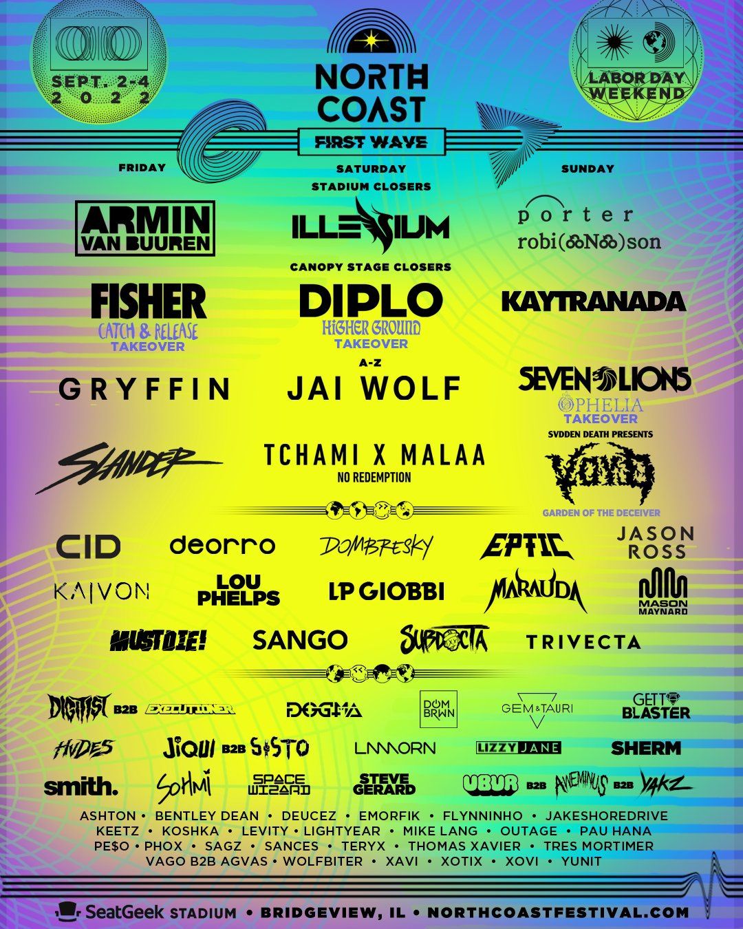 North Coast 3 Day GA ticket