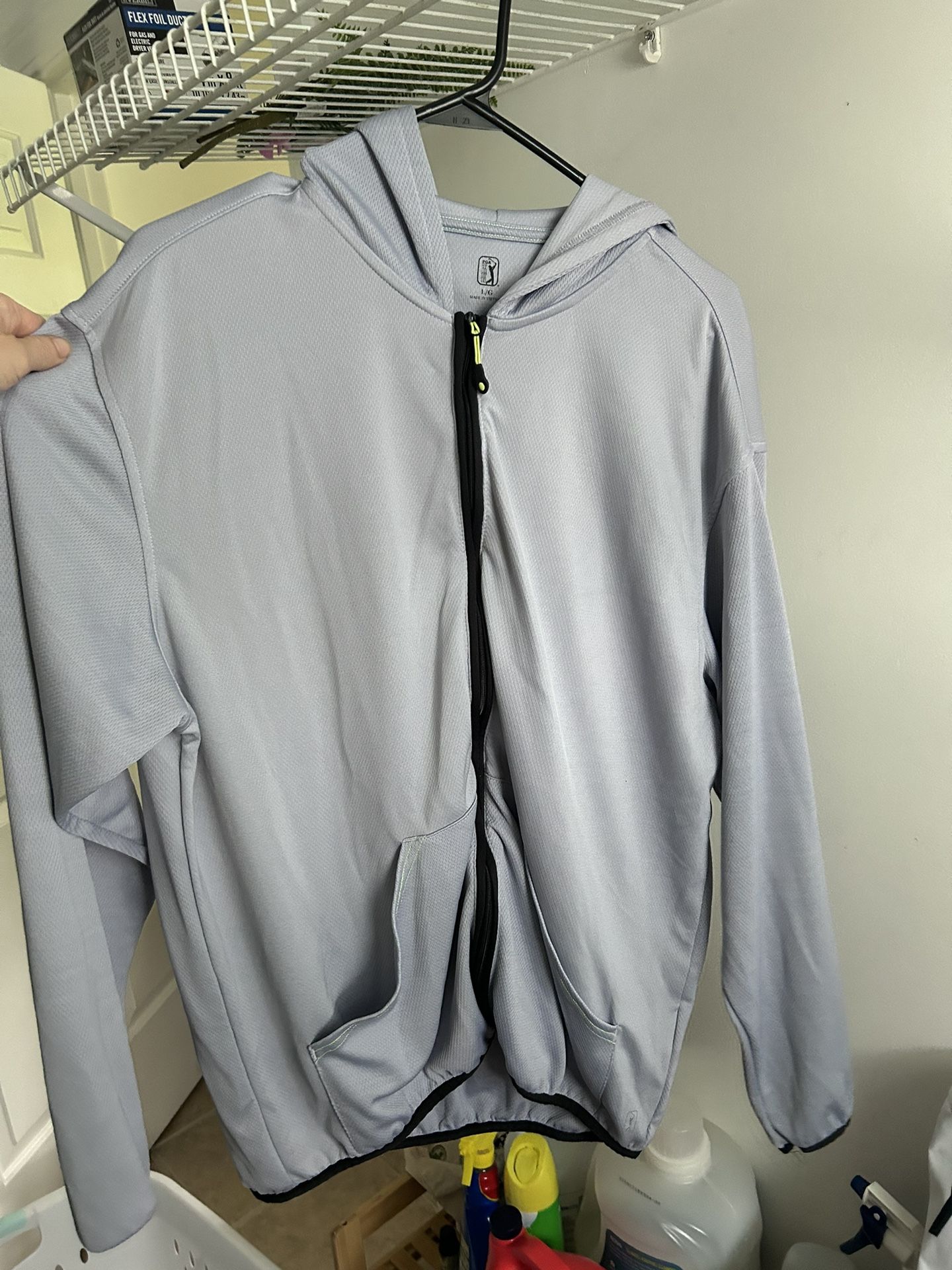 PGA Tour Zip Hoodie Size Large Men’s Jacket