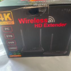 Wireless HDMI Transmitter and Receiver 4K,  820Ft/250m Wireless HDMI Extender 5G Kit Support 4K@30 Hz, for Streaming Video Audio from Laptop,PC, Cable