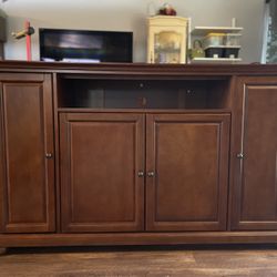 Crosley Mahogany TV Stand