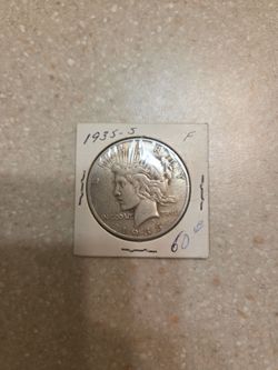 1935 s Peace Silver Dollar