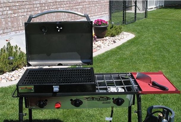 Camp chef 3 Burner Big Gas Grill With Accessories and...