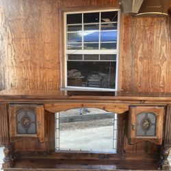 King Size Mirrored Head Board