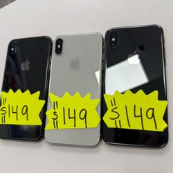 iPhone X 64GB Unlocked $149