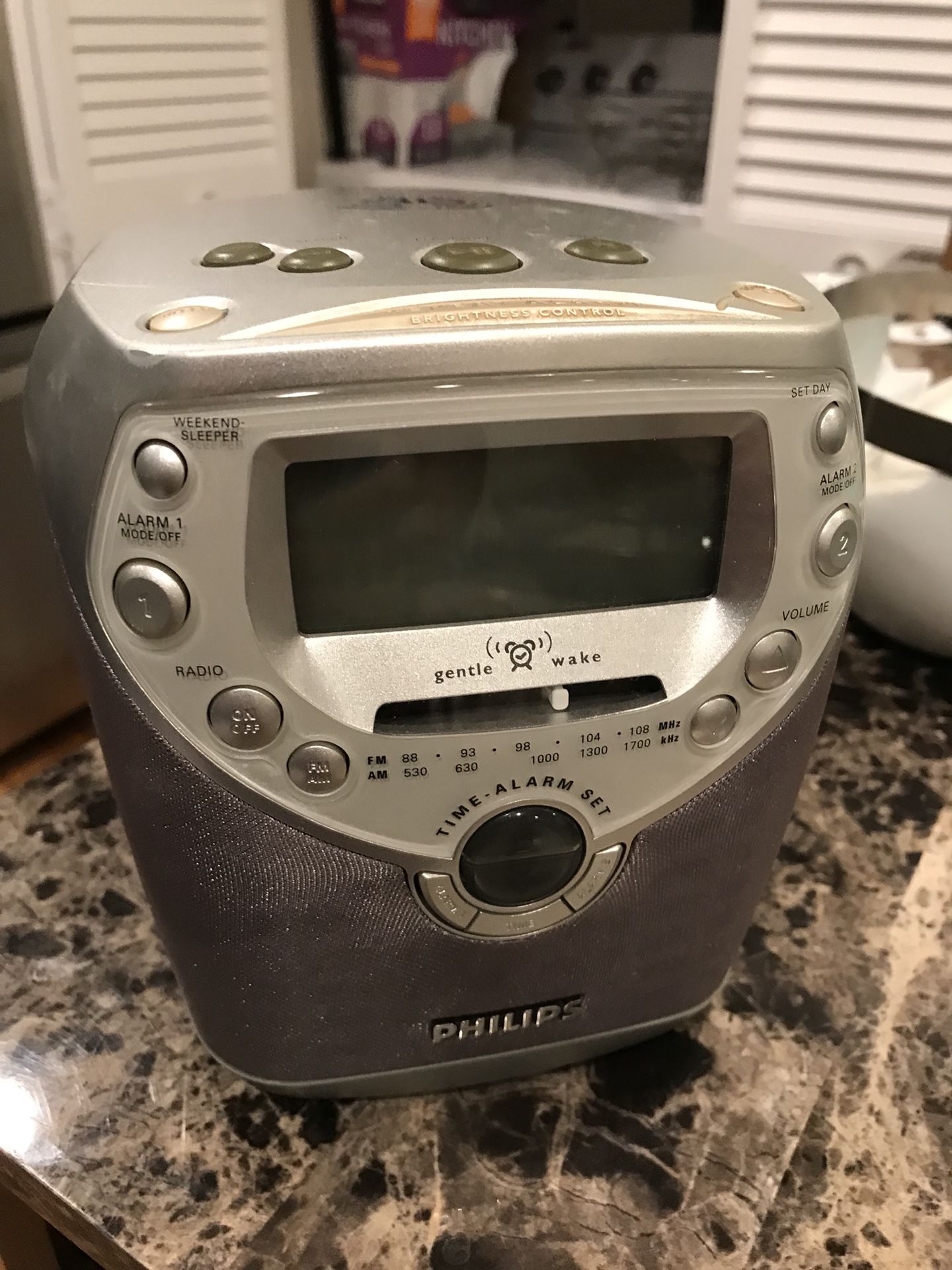 Alarm / CD and radio player from Toshiba (Super loud)