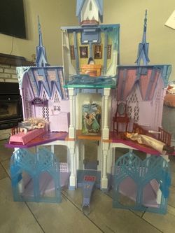 Five foot tall frozen castle
