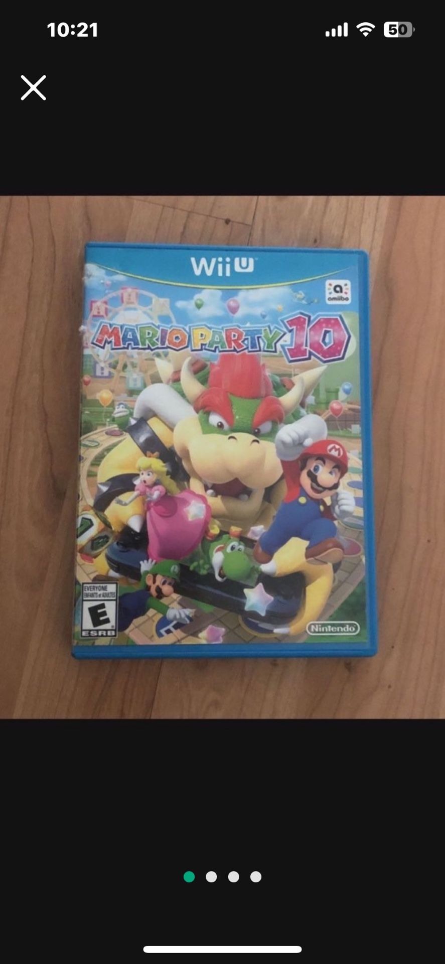 Wii U Mario party 10 Tested Works Good