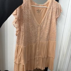 Torrid Lace Shirt 