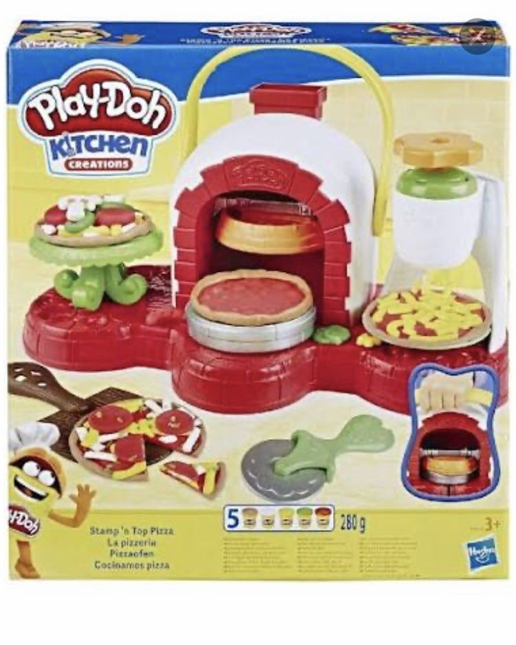 Hasbro HSBE4576 Play-Don Stamp N Top Pizza Toy