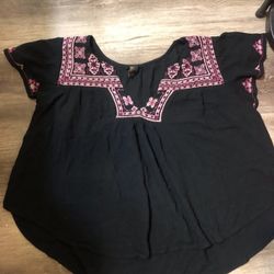 ForEver21 Bohemian Top Large/Blusa Large