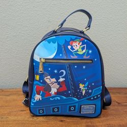 Loungefly Backpack Mickey Main Attraction Peter Pan's Flight