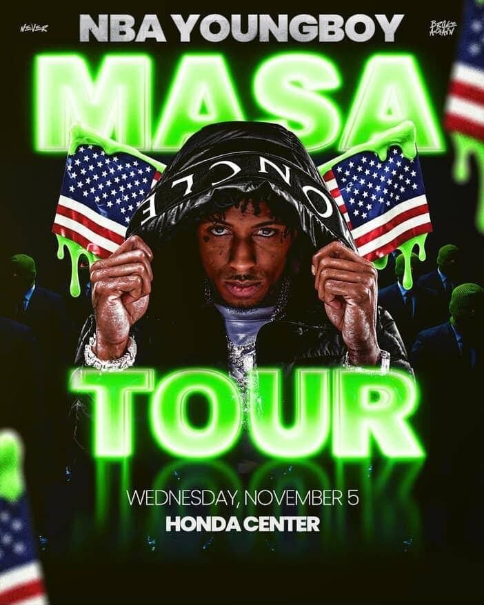 NBA YoungBoy Masa Tour (4 Tickets)