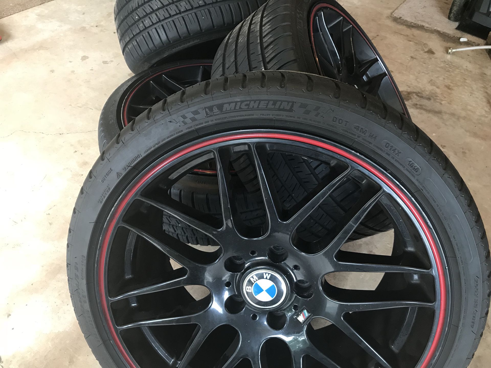 Bmw CSL wheels and tires New tires