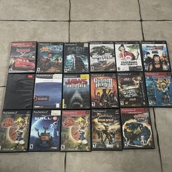 Lot Of Ps2 And Ps1 Games