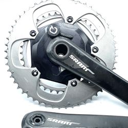 SRAM S900 Quarq Riken Carbon Power Meter Road Bike Crankset 172.5mm 53/39 GXP