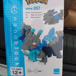 Brand New Nanoblock Pokemon Mega CharizardIn Box Unopened 320Piece Set