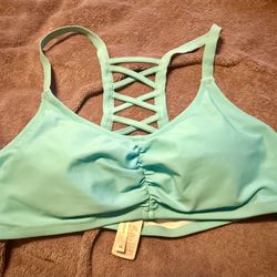 Women’s 1x cupshe Light Blue Swim Bikini Top
