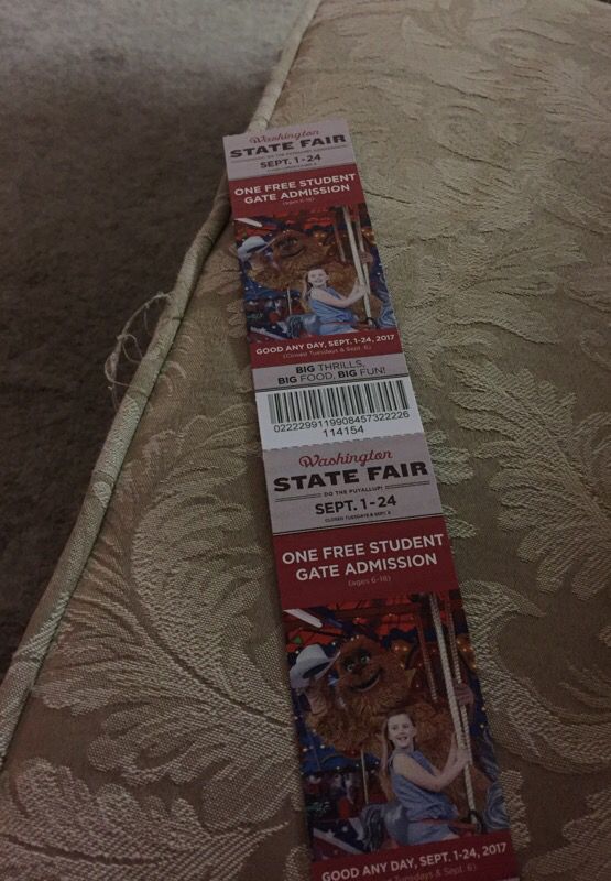 Washington State Fair Tickets