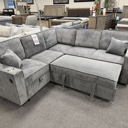 Gray Sofa Sectional Sleeper