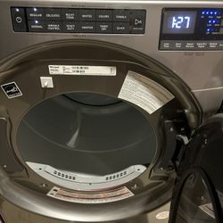Whirlpool  Washer And Dryer gray Front Loader 