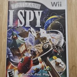 Ultimate I Spy Nintendo Wii Video Game CIB Complete In Box With Manual