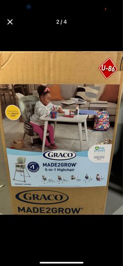 Graco Made2Grow 5-in-1 Highchair (New in Box)
