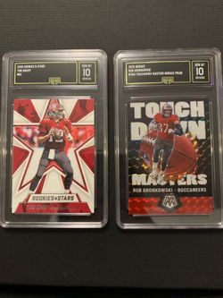 Tom Brady & Rob Gronkowski  slabs