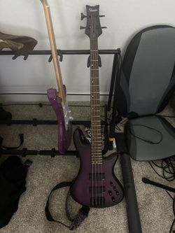 Bass guitar. Schecter stiletto
