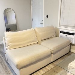 Modern Sofa Couch Detachable Beige Tan