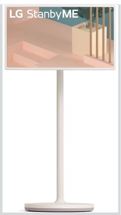 LG 27-Inch Class StanbyMe 1080p-Portable Touch-Screen-Monitor 27ART10AKPL, Built-in Battery, Full Swivel Rotation, 60Hz Refresh Rate, Calming Beige