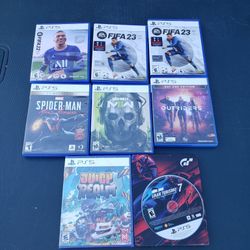 $60! Grand Turimo 7 Steelbook  game. $30! Per Other Game or 4 for $100  Playstation 5 PS5 Games Juegos . $165! 7 Games & $60! Other. I can do $200! Al