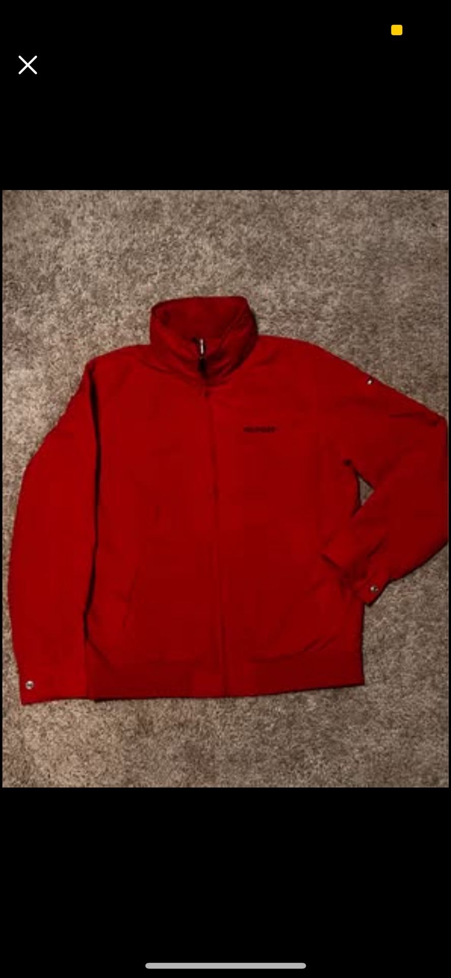 Tommy Hilfiger Red Zip-Up Jacket – Men’s Medium