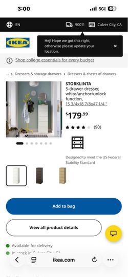 Ikea furniture